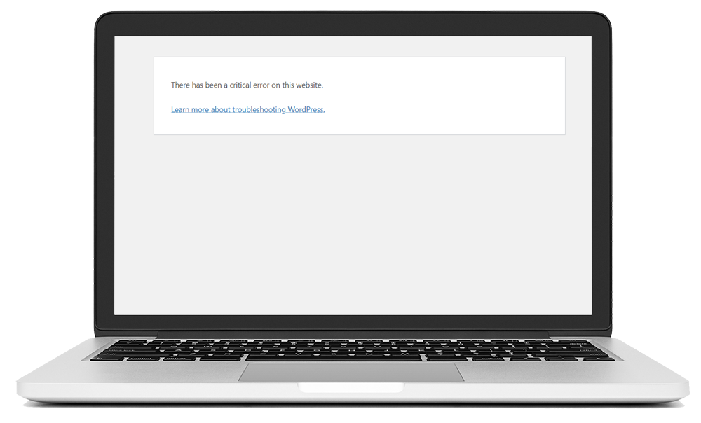 WordPress error - There has been a critical error on this website.